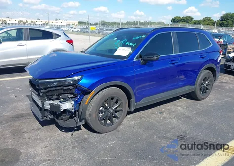 2025 Honda Cr-V Hybrid Sport z USA, uszkodzony, nr VIN 7FARS5H55SE023488